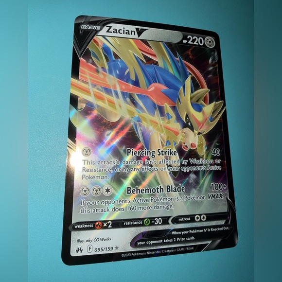 Pokemon Other - Zacian V 95/159 OVERSIZED Pokémon Card